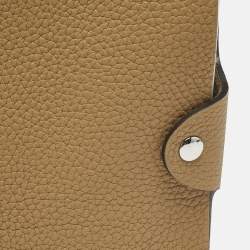 Pre Owned Hermes Poussiere Togo Leather Ulysse PM Notebook Cover 