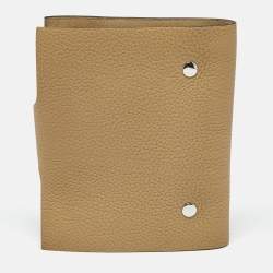 Pre Owned Hermes Poussiere Togo Leather Ulysse PM Notebook Cover 