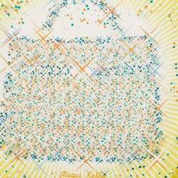 Pre Owned Hermès Yellow Magic Kelly Silk Scarf