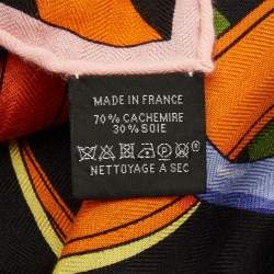 Pre Owned Hermès Multicolor Cashmere Silk Panoplie Equestre Scarf