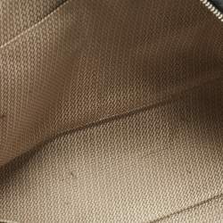 Pre Owned Hermes Noir/Bleu Nuit Canvas Small Bride-A-Brac Pouch