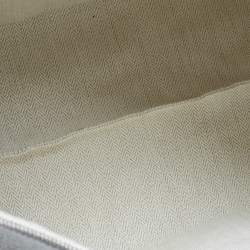 Pre Owned Hermès Gris Flanelle Canvas Large Bride-a-Brac Pouch