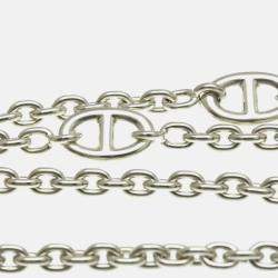 Pre Owned Hermes Chaine D'ancre Silver Pendant Necklace 