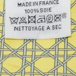 Pre Owned Hermes Beige Silk Les Voitures A Transformation Twilly