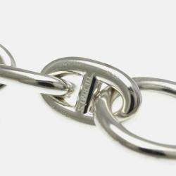 Pre Owned Hermes Chaine D’Ancre MM Silver Charm Bracelet