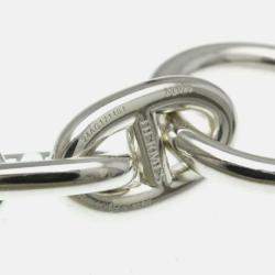 Pre Owned Hermes Chaine D’Ancre MM Silver Charm Bracelet