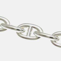 Pre Owned Hermes Chaine D’Ancre MM Silver Charm Bracelet