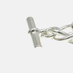 Pre Owned Hermes Chaine D’Ancre MM Silver Charm Bracelet