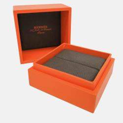 Pre Owned خاتم هيرميس إشابي ماسي ذهب وردي 18 قيراط خاتم موضة ماسات