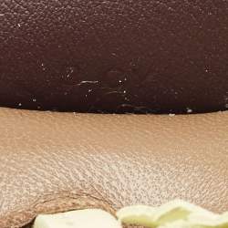 Pre Owned Hermès Etoupe/Jaune Milton/Rouge Sellier Milo Leather GriGri Rodeo Pegase Bag Charm PM