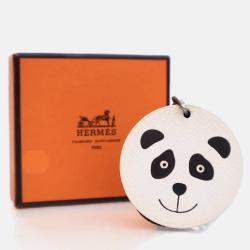 Pre Owned Hermes Epsom Panda Bag Charm