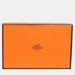 Pre Owned Hermes Calvi Leather Wallet
