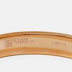 Pre Owned سوار هيرمس ميني كليك كيلي طبعة علم هيرمس مينا مطلية