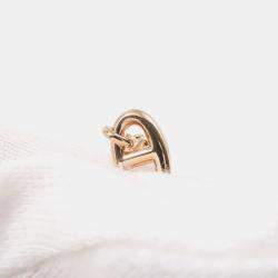 Pre Owned Hermes Chaine D'Ancre New Farandole TPM 18K Pink Gold Earrings