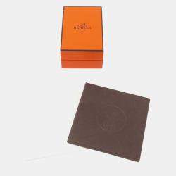 Pre Owned Hermes Chaine D'Ancre New Farandole TPM 18K Pink Gold Earrings