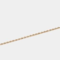 Pre Owned Hermès Pop H Enamel Gold Plated Necklace