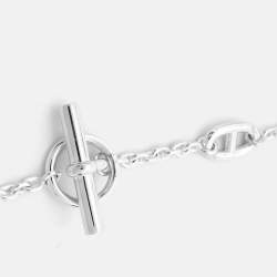 Pre Owned قلادة هيرمس فاراندول فضة استرليني مع لون فضي