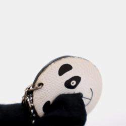 Pre Owned Hermes Epsom White Panda Bag Charm