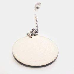 Pre Owned Hermes Epsom White Panda Bag Charm