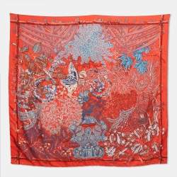 Pre Owned Hermès Multicolor Mythes et Metamorphoses Silk Scarf
