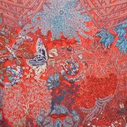 Pre Owned Hermès Multicolor Mythes et Metamorphoses Silk Scarf