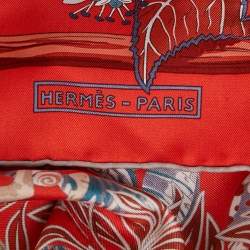 Pre Owned Hermès Multicolor Mythes et Metamorphoses Silk Scarf
