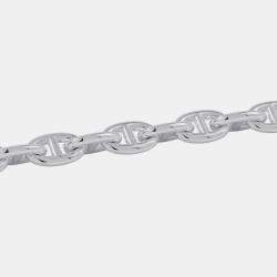 Pre Owned Hermes Chaine D'Ancre 14 Frames Silver 925 PM Bracelet 
