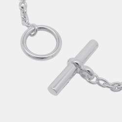Pre Owned Hermes Chaine D'Ancre Farandole Silver 925 SH Bracelet 
