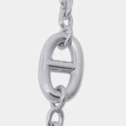 Pre Owned Hermes Chaine D'Ancre Farandole Silver 925 SH Bracelet 