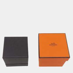 Pre Owned Hermes Chaine D'Ancre Anchene 18K Pink Gold Ring PM 53