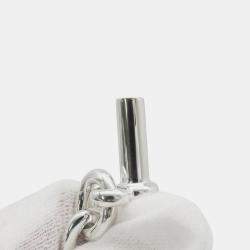 Pre Owned Hermes Chaine D'Ancre 36 Pieces MM Silver 925 Necklace