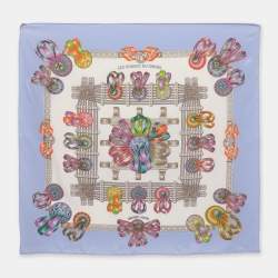 Pre Owned Hermès Multicolor Silk Les Rubans Du Cheval Scarf