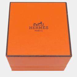 Pre Owned Hermes Chaine D'Ancre Anchene Ring Silver 925 EU 50