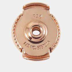 Pre Owned Hermes Crew De H Stud Earringsh223504B 00 18K Pink Gold