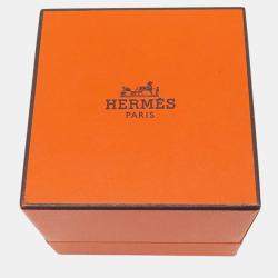 Pre Owned Hermes Chaine D'Ancre Anchene Ring Silver 925 EU 52