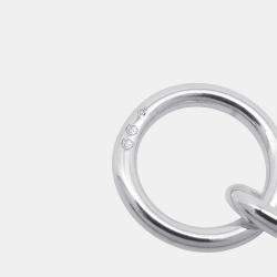 Pre Owned Hermes Chaine D'Ancre 43 Frames Necklace PM Silver 925