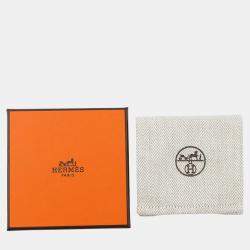 Pre Owned Hermes Clich Size PM Beige Metal Enamel
