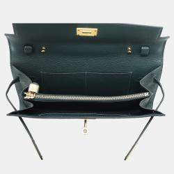 Pre Owned Hermes Ostrich Kelly To Go Wallet