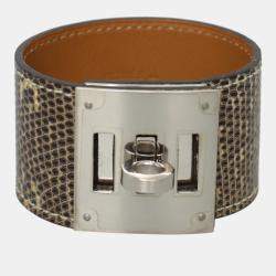 Pre Owned Hermes Lizard Kelly Dog Bracelet