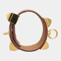 Pre Owned Hermes Shiny Alligator Collier de Chien Bracelet