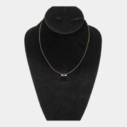 Pre Owned Hermes H Pop Necklace