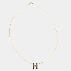 Pre Owned Hermes H Pop Necklace