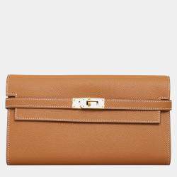 Pre Owned Hermes Epsom Kelly Longue Wallet