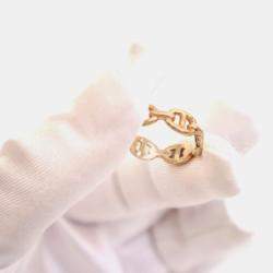 Pre Owned Hermes Small Model Chaine D'ancre Enchainee Ring 