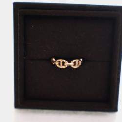 Pre Owned Hermes Small Model Chaine D'ancre Enchainee Ring 