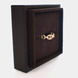 Pre Owned Hermes Small Model Chaine D'ancre Enchainee Ring 