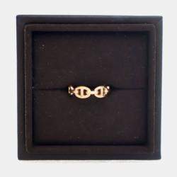Pre Owned Hermes Small Model Chaine D'ancre Enchainee Ring 