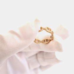 Pre Owned Hermes Small Model Chaine D'ancre Enchainee Ring 