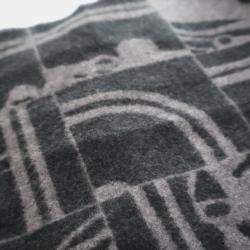 Pre Owned Hermes Brides De Gala Cashmere Fringe Scarf