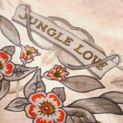 Pre Owned Hermes Jungle Love Cashmere Triangle Scarf